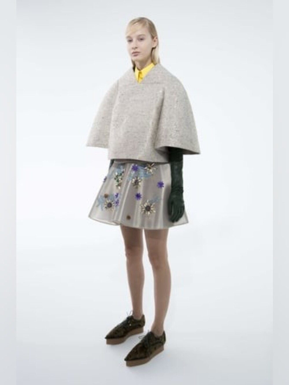 Delpozo - Convertible Couture Brocade Removable Embroidery Mini Skirt NWT - Picture 13 of 13